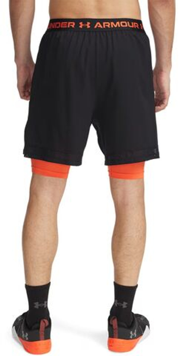 Мужские теннисные шорты Under Armour Vanish Woven 2-in-1 - черный
