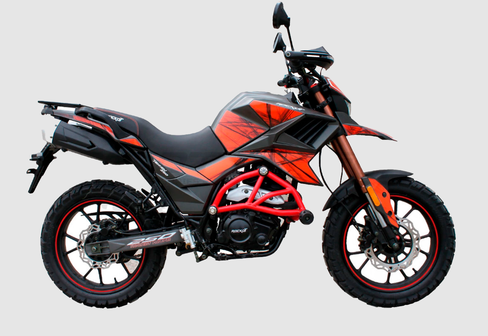 Мотоцикл турэндуро ROCKOT HOUND 250 LUX (оранжевый, ЭПТС)