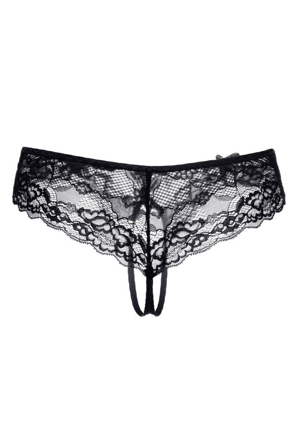 Кружевные трусики с пикантным вырезом Sonia (Размер: 42-44) (Цвет: белый)