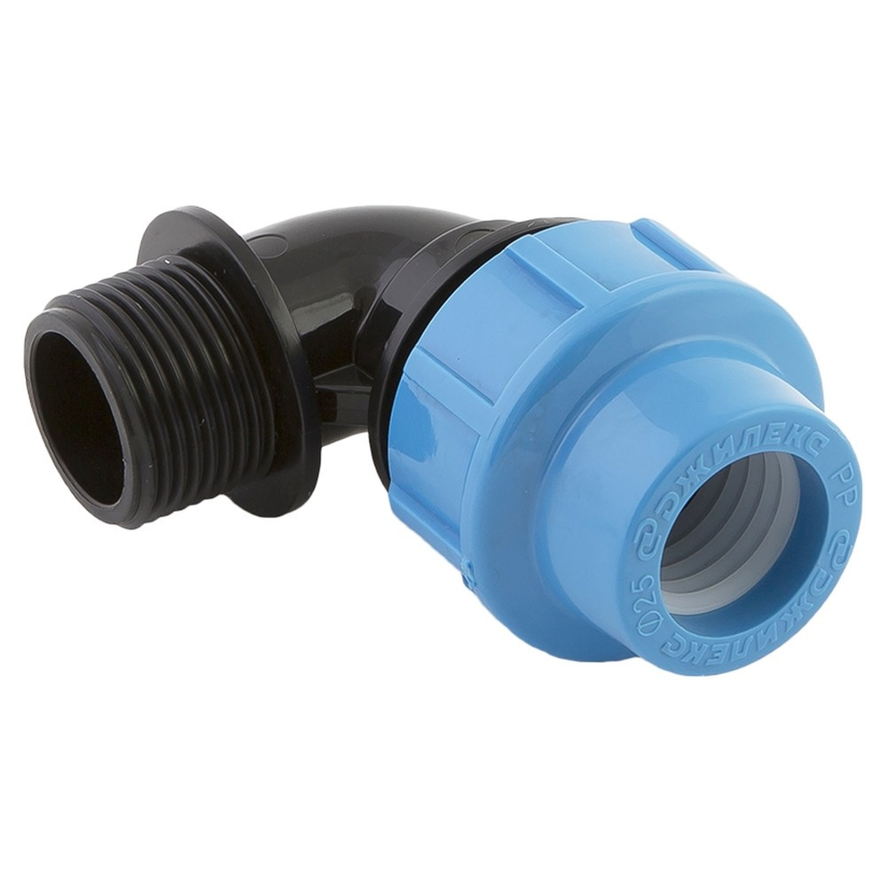 Отвод Джилекс ПНД с наружной резьбой 25х1" (20 шт. в. уп.)