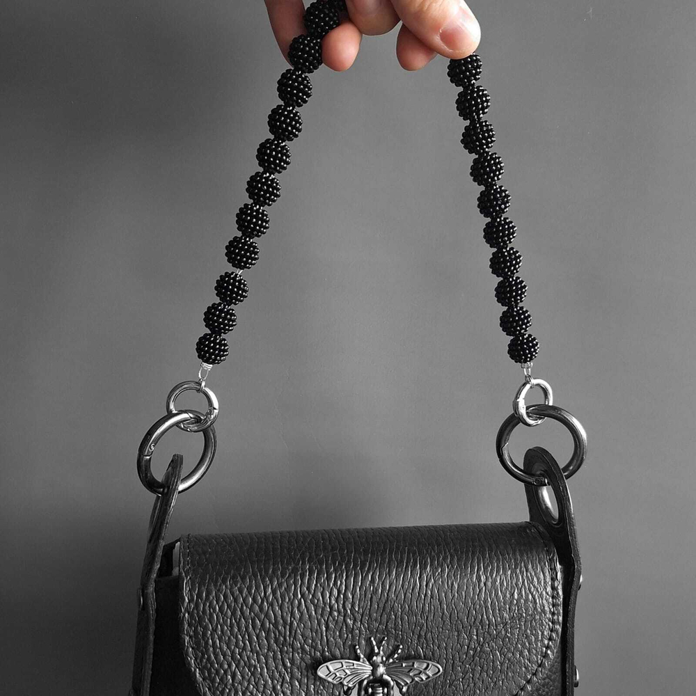 Ручка для сумки из бусин 30 см