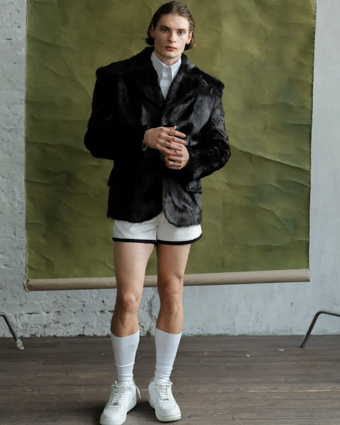 Меховой пиджак 