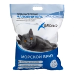 GRODO Наполнитель силикагелевый с ароматом морской бриз, 7,6 л (3,2 кг)