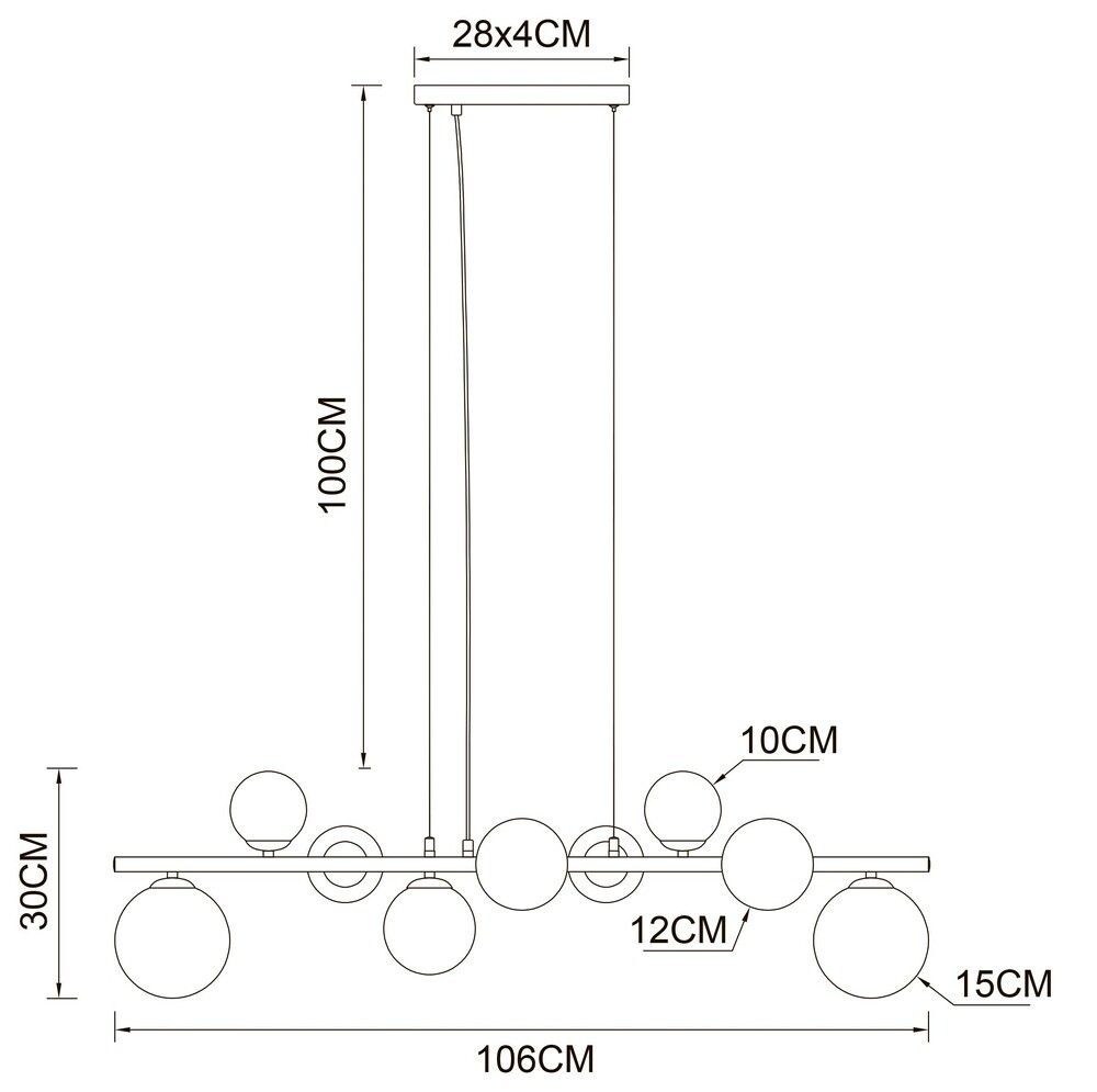 Подвесная люстра Arte Lamp