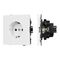 Механизм электрической розетки SCT-TENDO-MEU1-PL-WH (230V, 16A) Arlight 054078