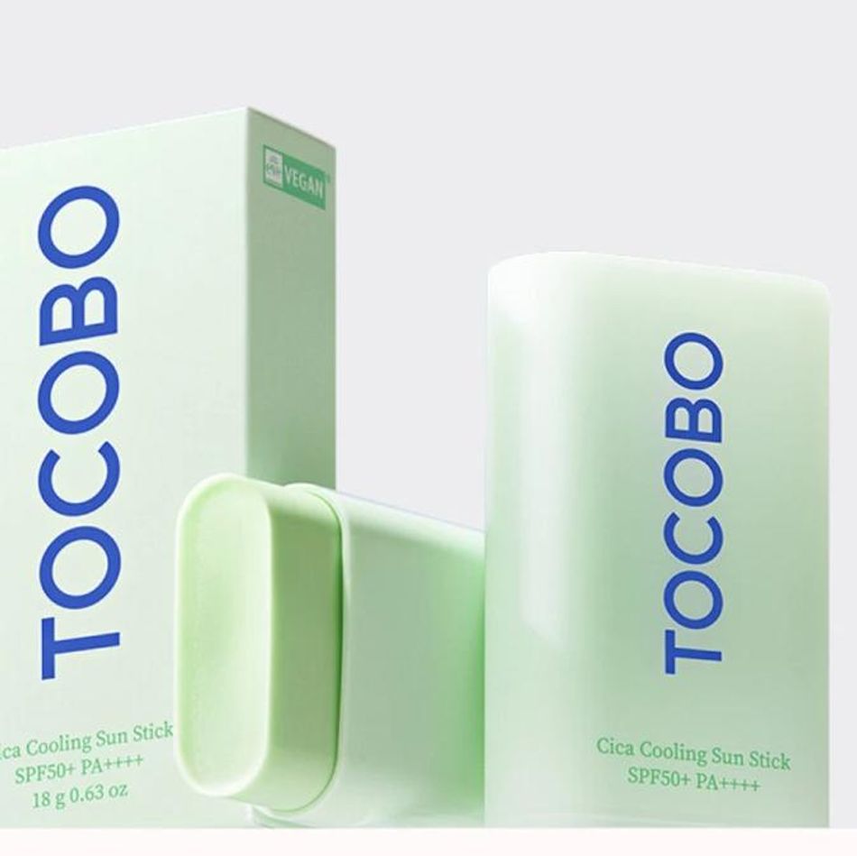 Успокаивающий солнцезащитный стик Tocobo Cica Cooling Sun Stick SPF50+ PA++++