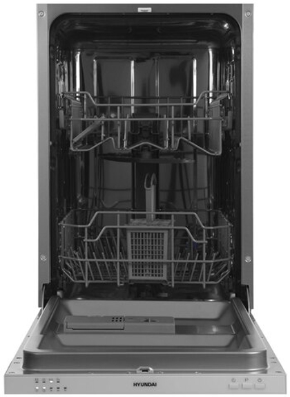 Встраиваемая посудомоечная машина Hyundai HBD 440P серебристый/белый
