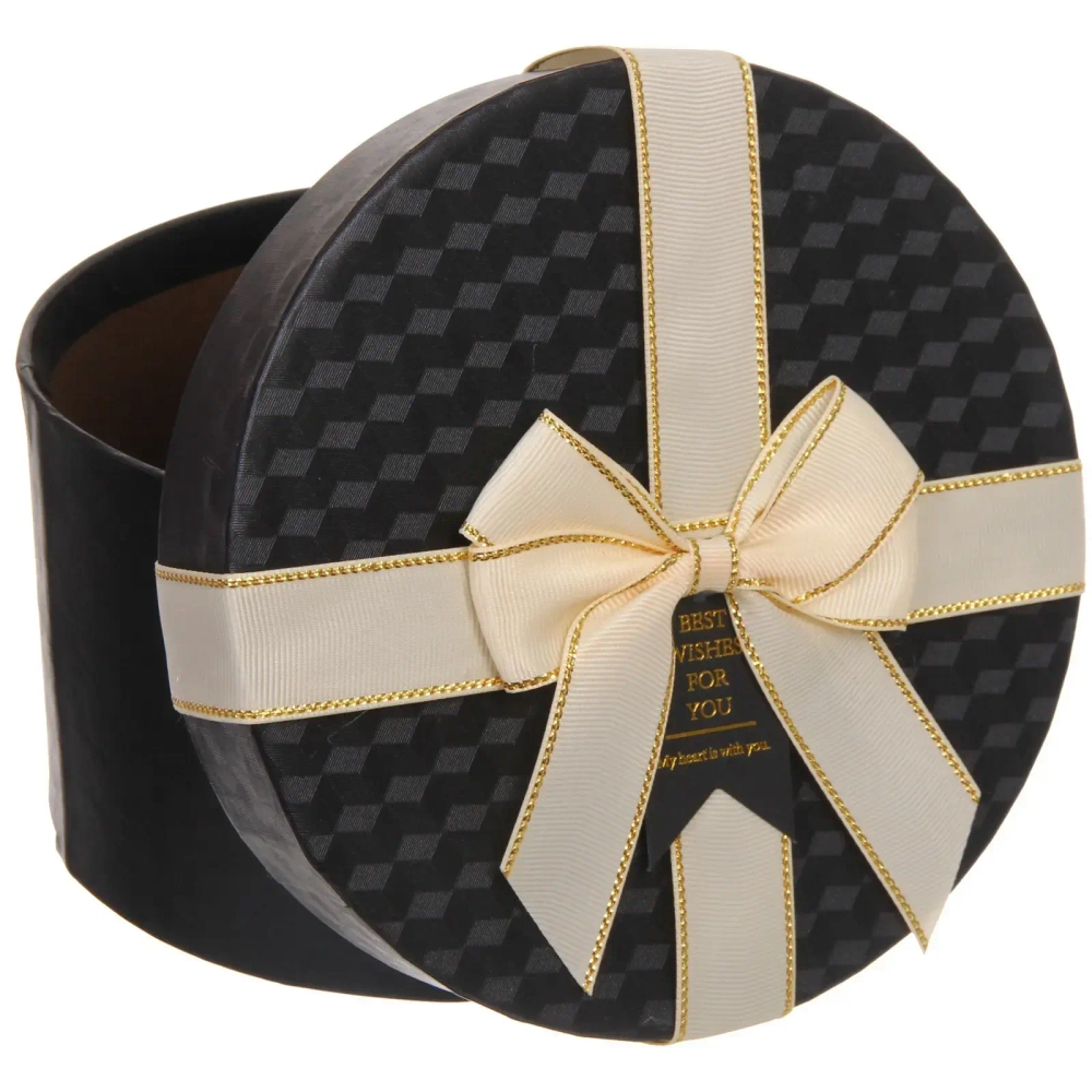 Коробка подарочная «Неожиданный подарок» 17*17*9,5 см, черный