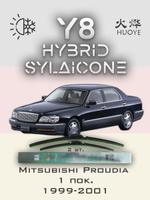 Щетки стеклоочистителя HUOYE Y8 550/525 мм на Mitsubishi Proudia | Hook/J-Hook