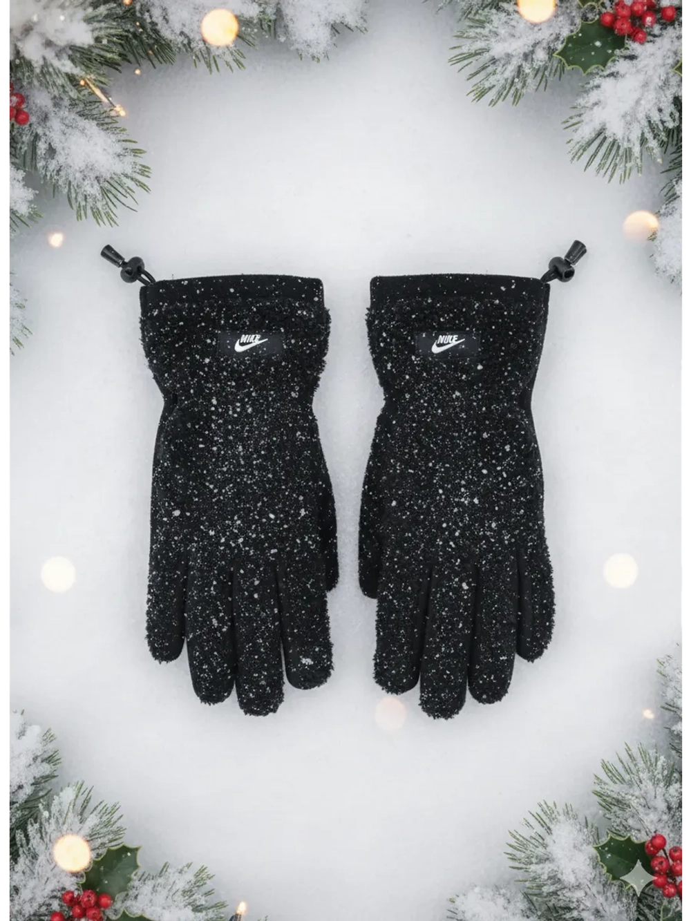 перчатки флисовые зимние теплые Nike