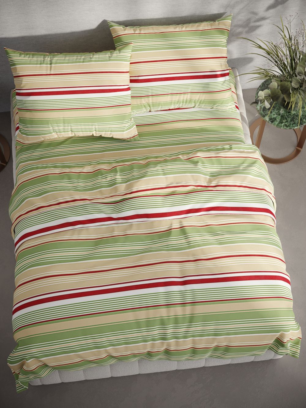 Простынь  перкаль Сказка "Восточная полоска" 240x215 см