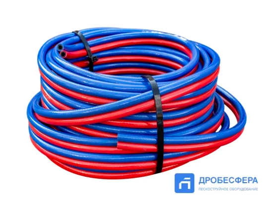 Рукав сдвоенный TWIN с фитингами 20 метров PST арт. 008.02.000