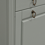 Обувница для прихожей, 87х21х133, Неаполь, закрытая, 3 двери 1 ящик, из массива дерева, эвкалипт, Dipriz