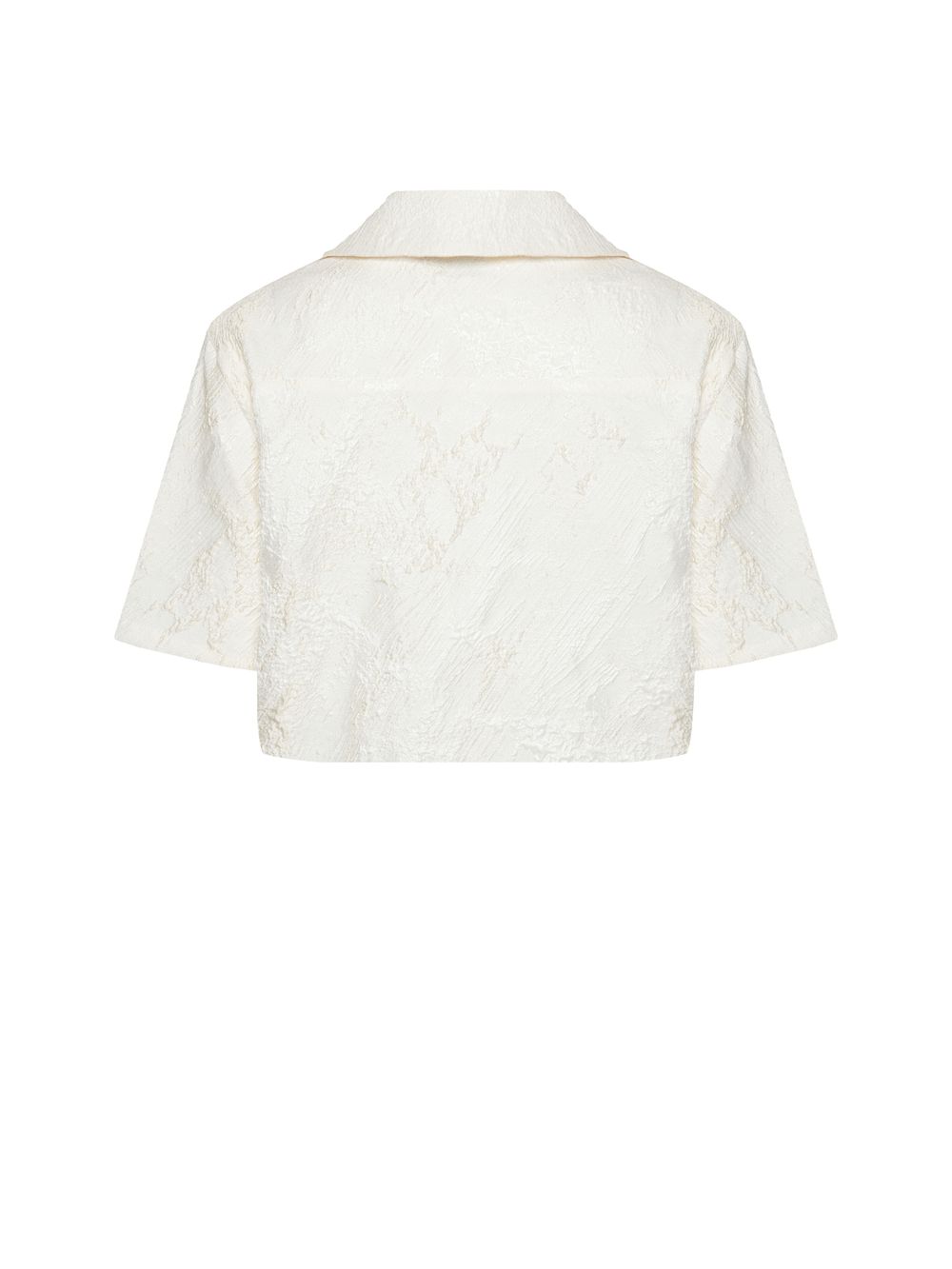 Popcorn cropped shirt