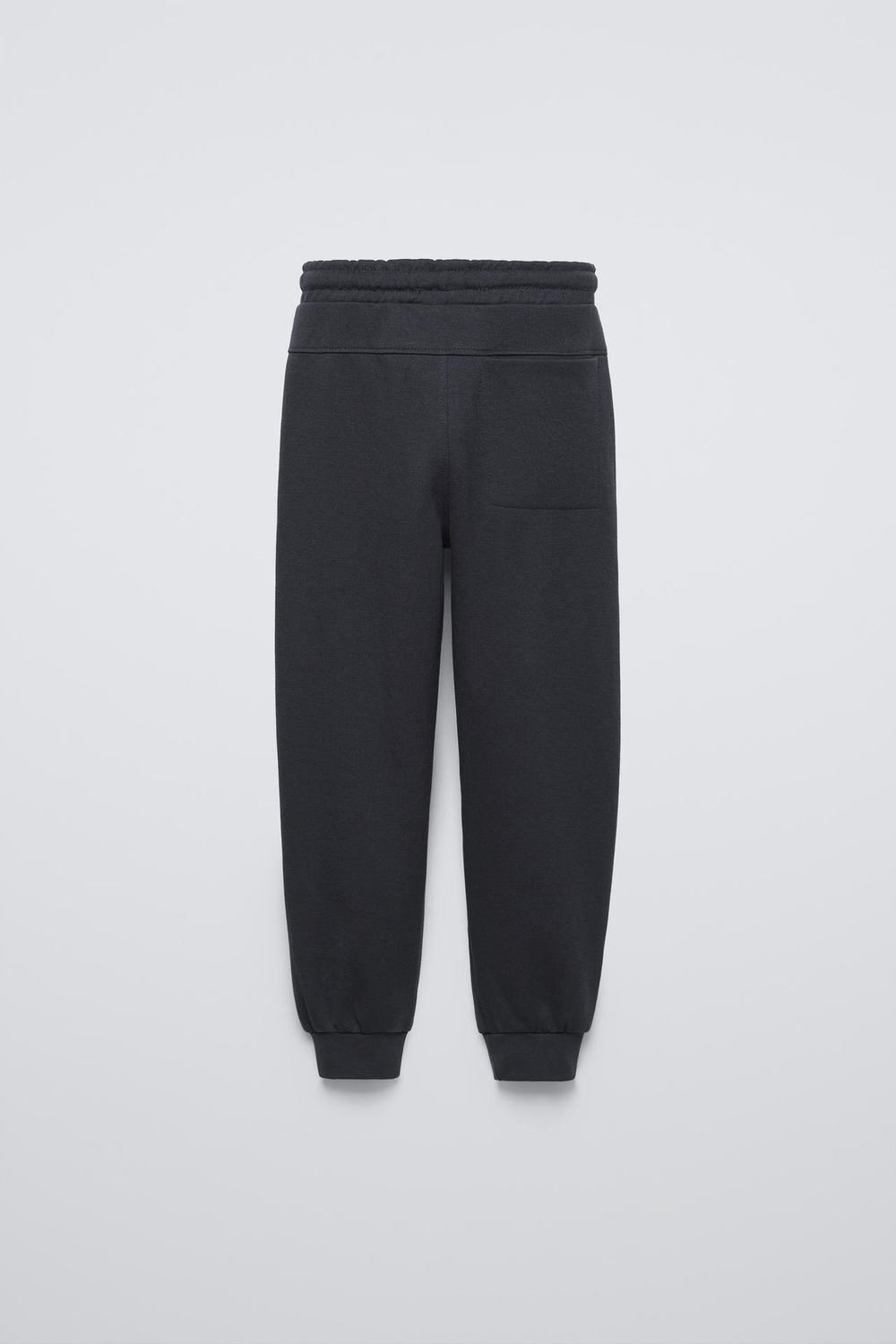 ZARA ОДНОТОННЫЕ БРЮКИ-ДЖОГГЕРЫ ИЗ МЯГКОЙ ТКАНИ, СЕРО-СИНИЙ