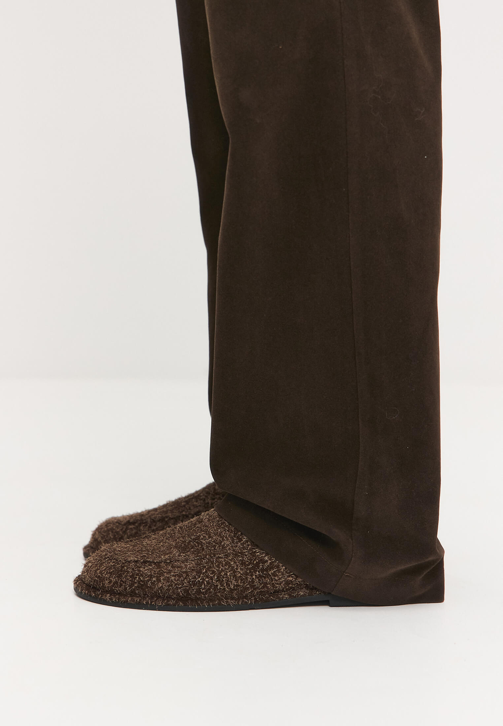 Лоферы // Ivana // Chocolate // Fluffy