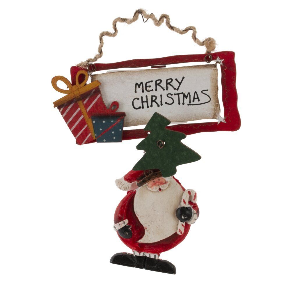 GAEM Изделие декоративное подвесное "Дед Мороз", L14 W0,5 H19 см, 4в.