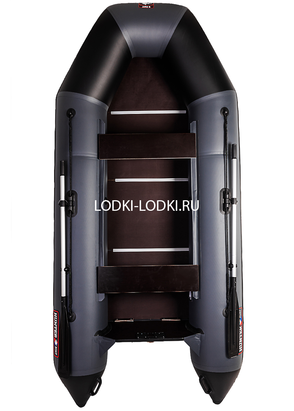 Хантер 320 Л серый-черный (Лодка ПВХ)