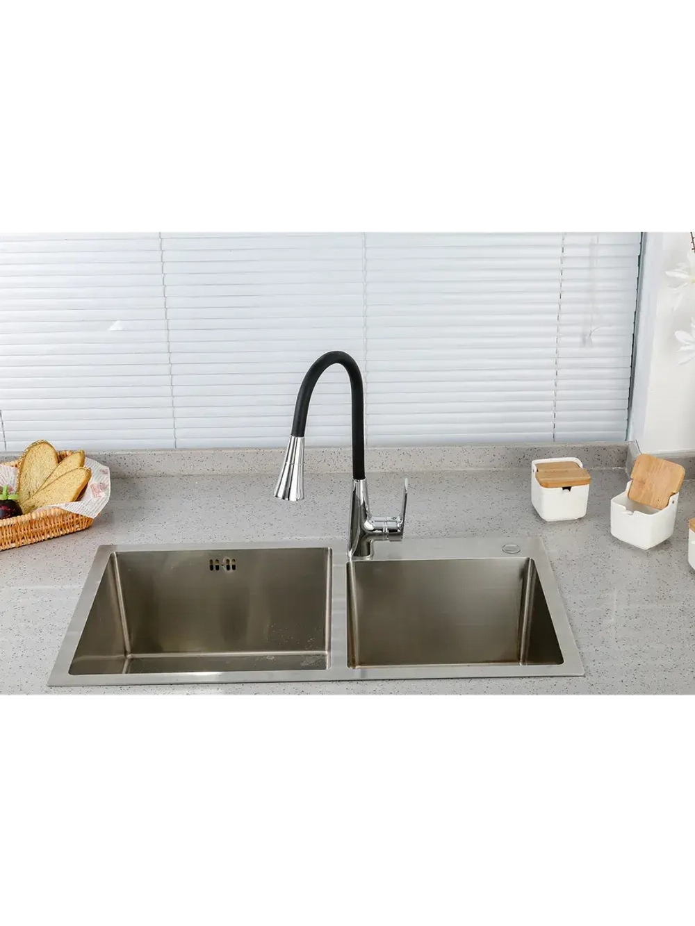 Смеситель для кухни с гибким изливом FRAP F4471