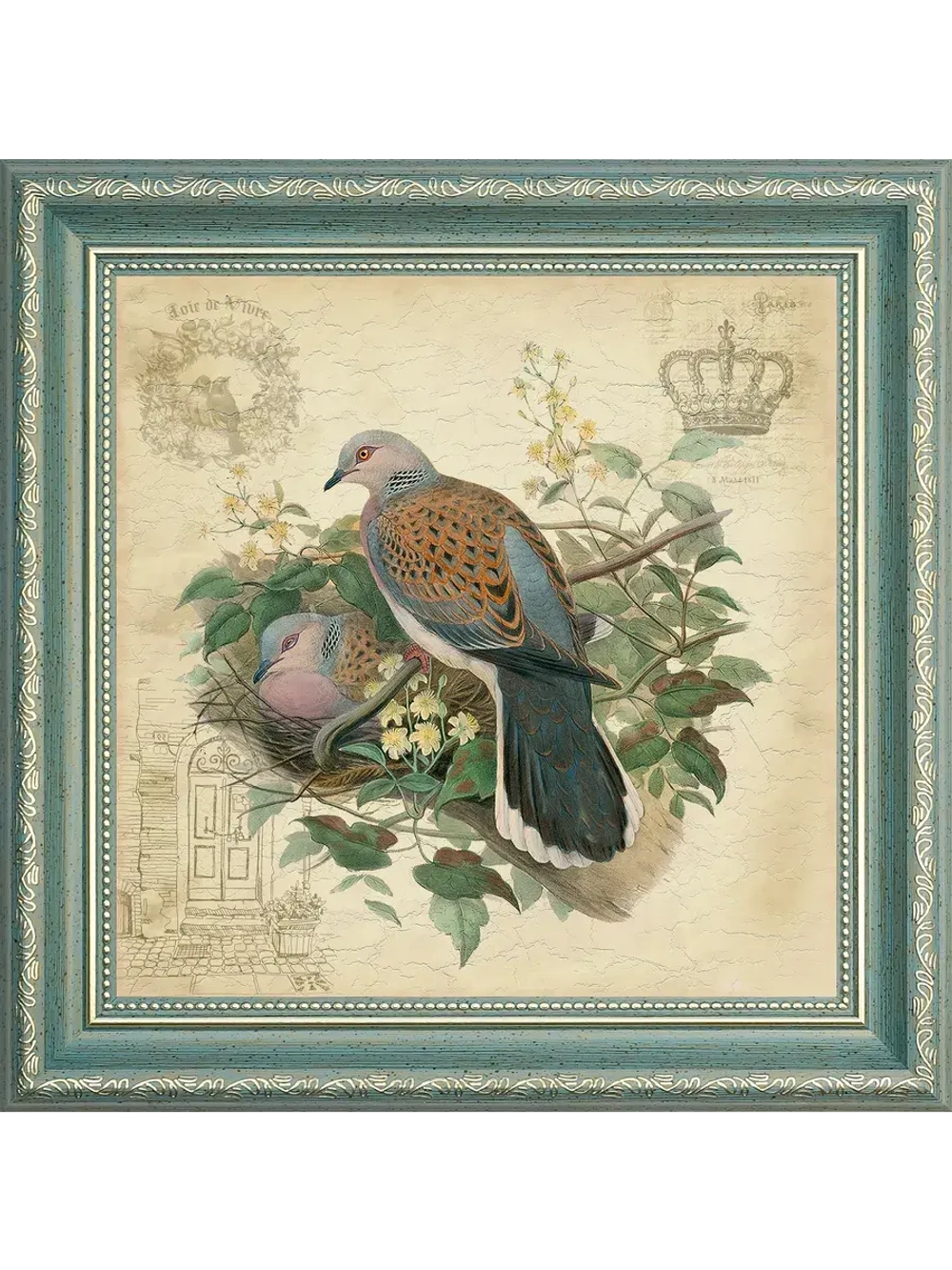 Картина на стену интерьерная на холсте 25*25 см