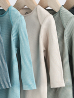 Боди с длинным рукавом для малышей Next K79-686, 5 шт., Синий, Хаки, Бежевый