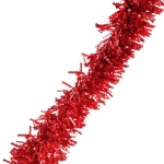 Мишура 2м 15см «Голограмма волна», Красный