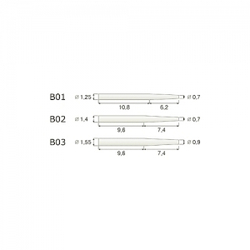 Набор эндоканальных стекловолоконных штифтов IKS-Z20-F