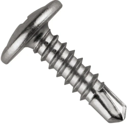 Саморезы с прессшайбой со сверлом 4.2 мм оцинкованный 4,2 х 64 мм 1 кг, 240 шт.