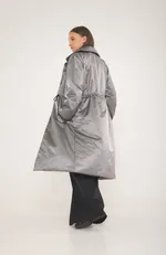 Парка-плащ Alexandra Talalay AW012 серый