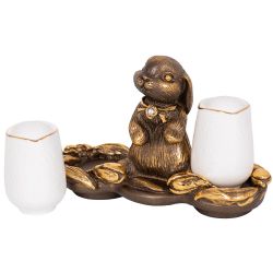 Подставка под специи Кролик Эйприл Бронза