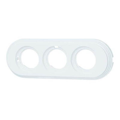 Рамка 3-х постовая, пластик, цвет Белый BF1-630-21