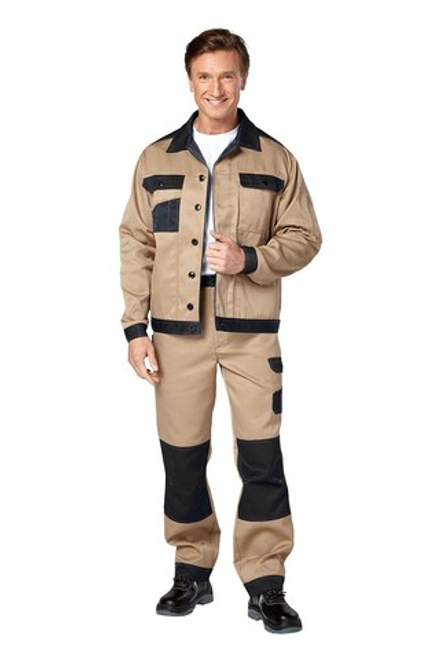 Костюм "Умелец-1" бежевый/черный
