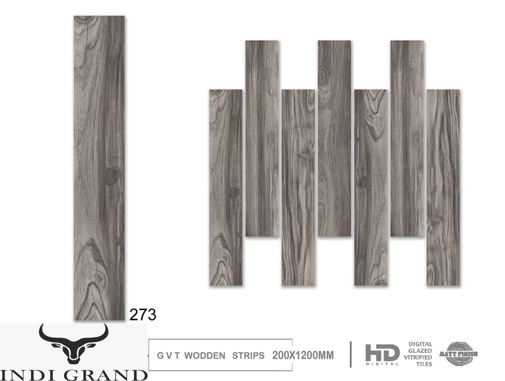 Керамогранит Carving 20x120cm GVT Matt Finish 273
