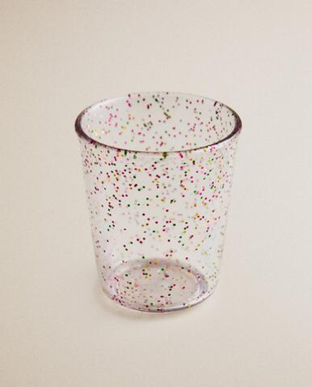Zara Home стакан из пластика, цвет прозрачный, 8.2 см