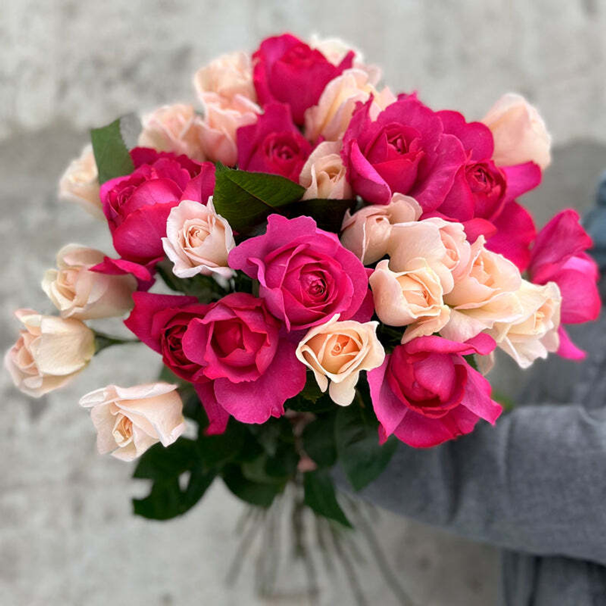 ❤️ Романтический микс — букет пионовидных ароматных роз — в день всех влюблённых у Феи