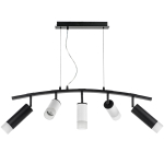 LR7358723631 Люстра RULLO 5х50W GU10 ЧЕРНЫЙ/БЕЛЫЙ (571735+214436-3+214487-2+202431-5)