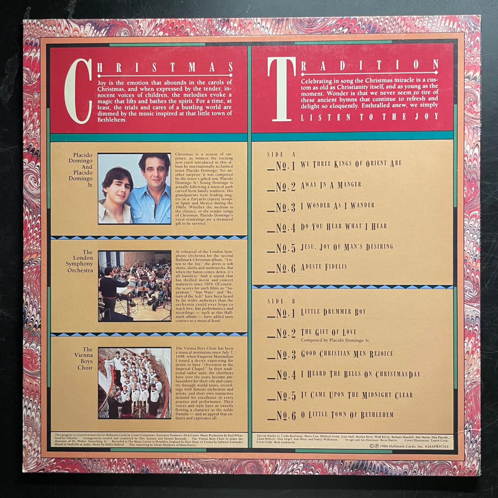 Placido Domingo – Christmas: Listen To The Joy (США 1986г.)