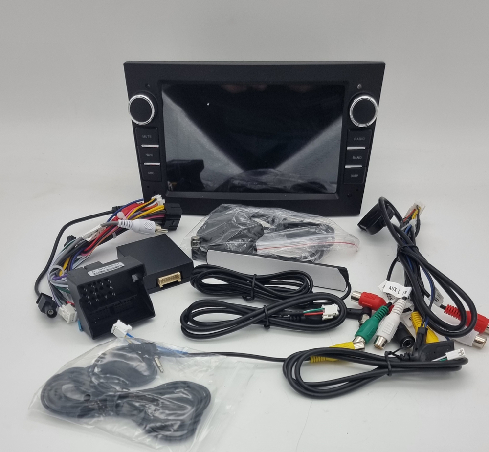 Магнитола для Opel Astra H, Antara, Corsa, Vectra, Zafira B (вниз, черная) - Carmedia KP-7132B-S10 (кнопки, крутилки) Android 12, ТОП процессор, 4/64Гб, CarPlay, SIM-слот