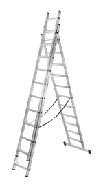 Лестница алюминиевая трехсекционная ВИХРЬ ЛА 3х12