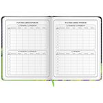 Дневник 1-4 класс 48 л., кожзам (твердая с поролоном), печать, аппликация, ЮНЛАНДИЯ, "Футбол", 106213