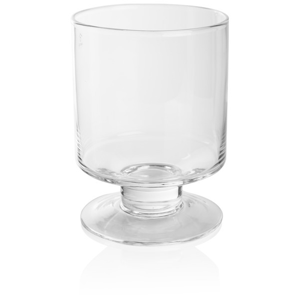 Подсвечник стеклянный Rasteli 20см максимальный диаметр свечи 7см