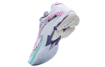 Mizuno Wave Lightning Z7 Slip Resistant Abrasion Resistant Low top Volleyball Shoes Unisex White Purple