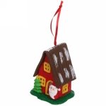 Подвеска Сandy «Новгодний домик» 8,5х7х6 см, в ассортименте