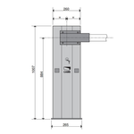 Тумба шлагбаума G4000_SX размеры