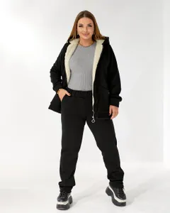 Костюм с мехом УК-5478 Фабрика Моды