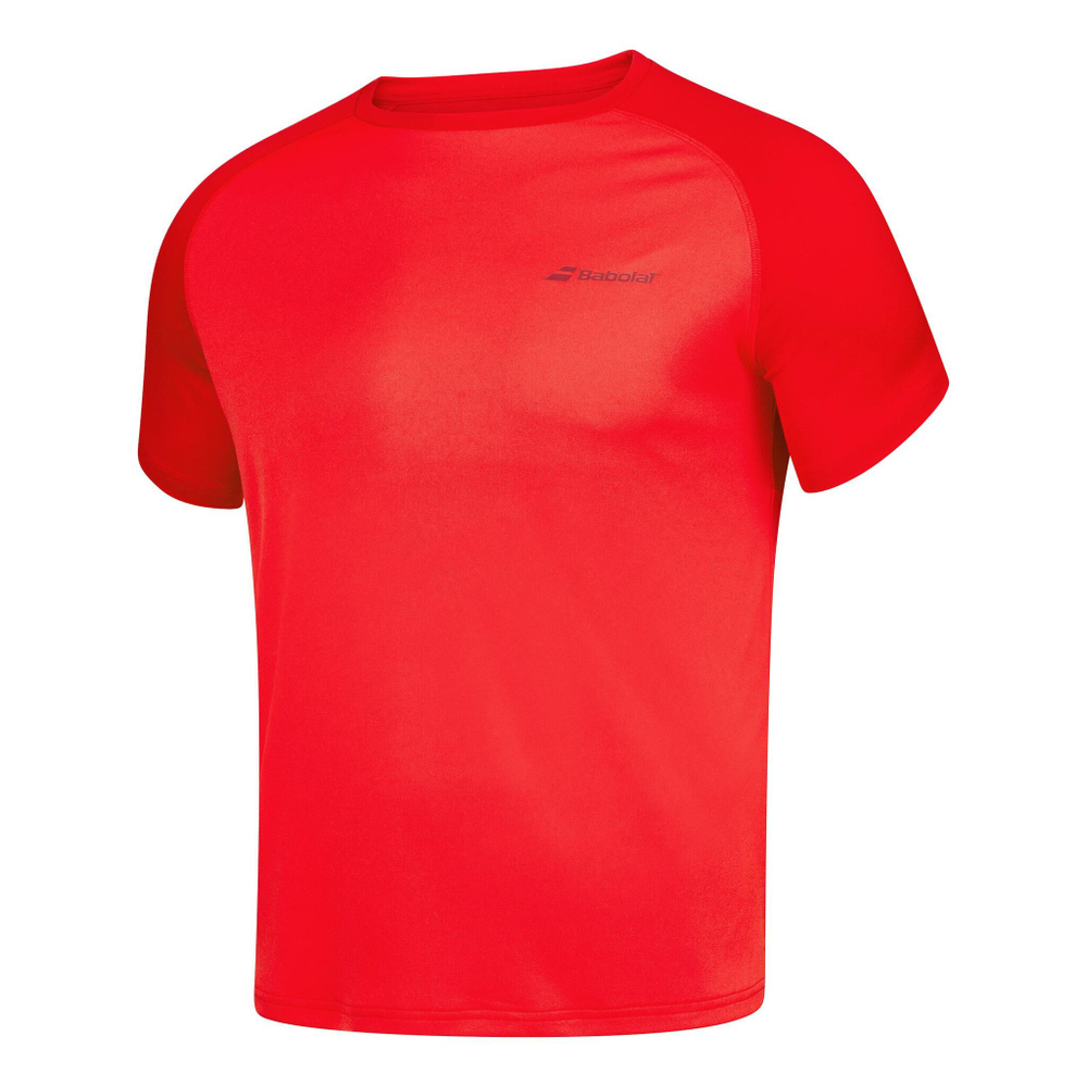 Мужское теннисное поло Babolat Play Crew Neck T-Shirt Men - Red