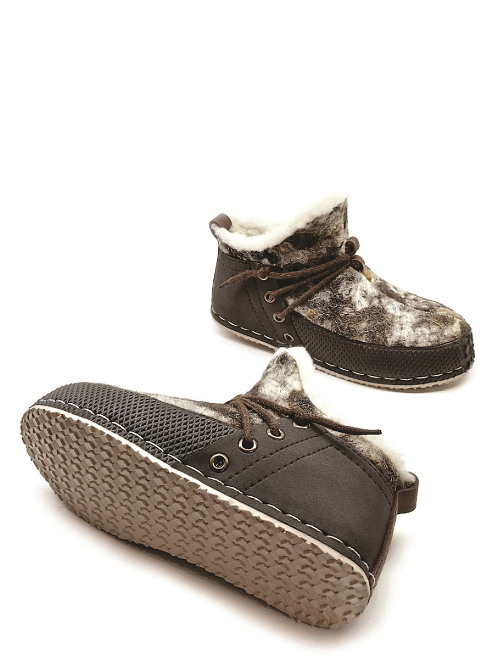 Ботильоны валяные "Меланж"