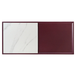 Столик журнальный mayen, 110х50 см, белый/сливовый