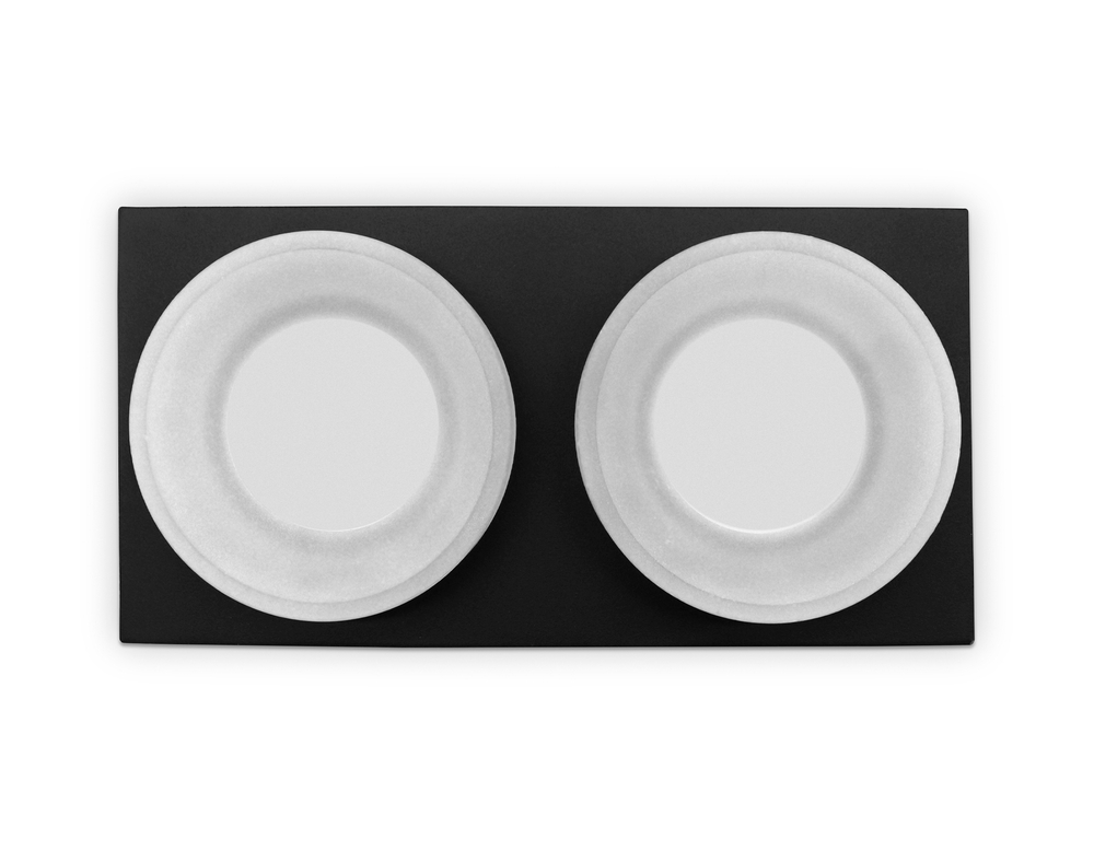 TN1319/2 SBK/FR черный песок/белый матовый GU5.3 182*92*45