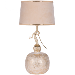 Настольная лампа Гранат Конфети Айвори